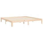 vidaXL Cadre de lit sans matelas bois massif de pin