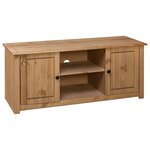 vidaXL Meuble TV 120x40x50 cm Bois de pin massif Gamme Panama