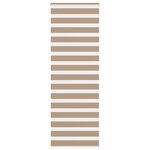 vidaXL Store zèbre marron sable largeur du tissu 85 9 cm polyester