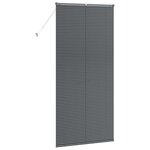 vidaXL Store de Fenêtre Gris foncé 100 x 220 cm Aluminium