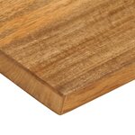 vidaXL Dessus de table à bord vivant 90x60x2 5 cm bois massif manguier