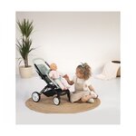 Smoby 253220 - Maxi-Cosi Poussette pour poupée Jumeaux sauge
