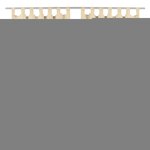 vidaXL Rideau occultant avec boucles 2 Pièces 140 x 175 cm Beige