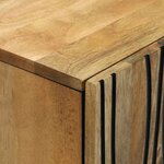 vidaXL Ensemble de mobilier de salle de bain avec tiroir 3 Pièces Marron
