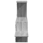 vidaXL Étagère murale sonoma gris 104x15x49 cm bois ingénierie