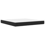 vidaXL Cadre de lit avec matelas Noir 200 x 200 cm Velours