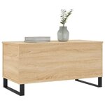 vidaXL Table basse Chêne sonoma 90x44 5x45 cm Bois d'ingénierie
