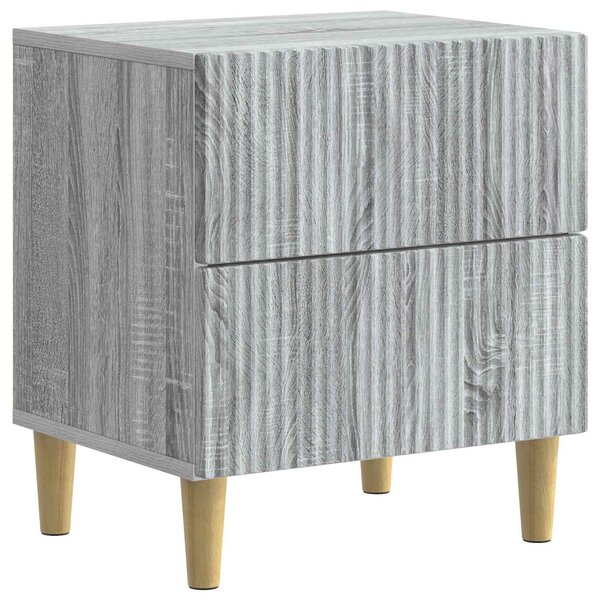 vidaXL Cabinet de chevet Sonoma gris 43 x 34 5 x 48 cm