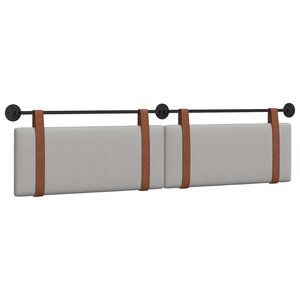 vidaXL Tête de lit suspendue Gris nuage PU antique