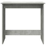 vidaXL Bureau Gris béton 80x40x75 cm Aggloméré