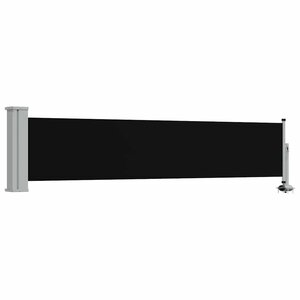 vidaXL Auvent latéral rétractable de patio 60x300 cm Noir