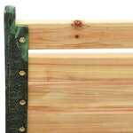 vidaXL Banc de jardin 116 cm Fonte et bois massif de sapin