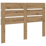 vidaXL Tête de lit Chêne artisanal 140 cm Bois d'ingénierie