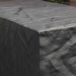 vidaXL Housse pour mobilier d'extérieur Noir 143 x 225 x 90 cm 210D