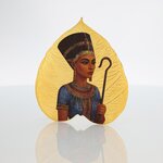 Pièce de monnaie en Argent 1 Dollar g 31.1 (1 oz) Millésime 2025 Leaves Of The Nile NEFERTITI