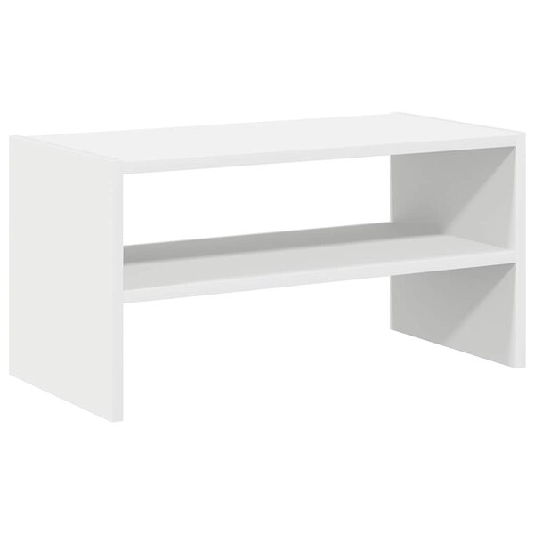 vidaXL Étagère à chaussures empilable blanc 60x30x30 5 cm