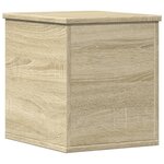 vidaXL Boîte de rangement chêne sonoma 30x35x35 cm bois d'ingénierie