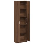 vidaXL Armoire Chêne Marron 55x25x189 cm Bois d'ingénierie