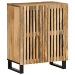 vidaXL Buffet 60x34x75 cm bois de manguier massif brut