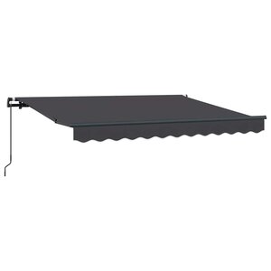 vidaXL Auvent Rétractable Anthracite 250 x 200 cm