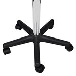vidaXL Tabourets de bureau lot de 2 Noir 35 5x84 cm Similicuir