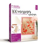 2 cadres en bois personnalisables 30 x 42 cm - 100 messages coeurs