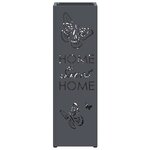 vidaXL Porte-parapluie Anthracite 15 5 x 15 5 x 49 cm Acier