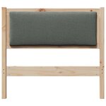 vidaXL Tête de lit Autre Marron 100 cm Bois massif en pin