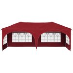 vidaXL Tente de fête pop-up 575 x 288 x 245 cm Bordeaux Tissu Oxford