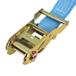 vidaXL Sangle d’arrimage 4 Pièces 2 tonnes 6 m x 38 mm Bleu