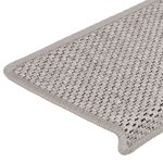 vidaXL Tapis d'escalier autocollants 30 Pièces 65x21x4 cm argenté