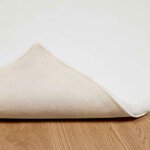 vidaXL Tapis en Fourrure Synthétique de Lapin Olite Blanc 80 x 200 cm