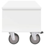 vidaXL Meuble TV Blanc 68 5 x 35 x 35 cm Bois d'ingénierie