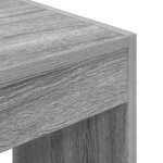 vidaXL Bibliothèque Sonoma gris 80 x 30 x 198 cm Bois d'ingénierie