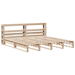 vidaXL Cadre de lit sans matelas 180x200 cm bois massif de pin