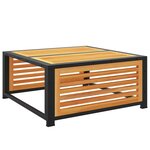 vidaXL Salon de jardin avec coussins 7 Pièces bois massif d'acacia