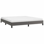 vidaXL Cadre de lit sans matelas gris 180x200 cm similicuir