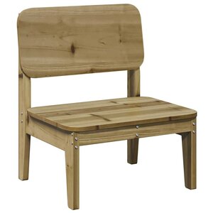 vidaXL Chaise de jardin 60x52 5x72 cm bois de pin imprégné