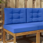 vidaXL Coussin de canapé d'extérieur 2 Pièces Turquoise Polyester