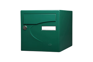 Boîte aux lettres normalisée Préférence 1 Porte - Acier vert -  RENZ