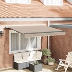 vidaXL Auvent Rétractable Beige 350 x 200 cm tissu