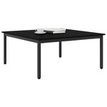 vidaXL Table basse Chêne noir 100 x 100 x 45 cm Bois d'ingénierie