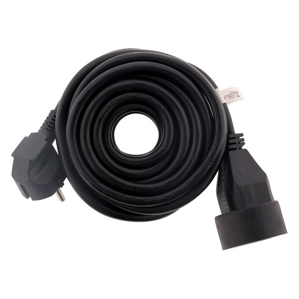 Prolongateur 16A 2P+T HO5VV-F 3G1 5mm² Noir 5m