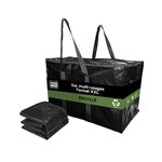 Pack and Move - Lot 2 Grands Sacs Déménagement Recyclé - Rangement Et Transport Ultra Résistant - Réutilisable - Poignées Solides - 100L