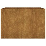 vidaXL Lit surélevé de jardin 120x80x80 cm acier corten