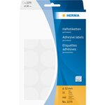 Etiquettes multi-usage ronde 32 mm, blanc pack de 480 herma