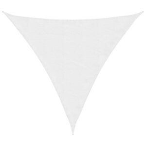 vidaXL Voile de parasol tissu oxford triangulaire 3x3x3 m blanc