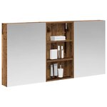vidaXL Ensemble de Meubles de Salle de Bain 3 Pièces 140 x 14 5 x 70 cm