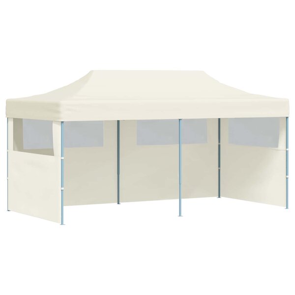 vidaXL Tente de fête 291 x 580 x 315 cm Crème Tissu Oxford