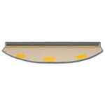 vidaXL Tapis d'escalier auto-adhésifs 15 pièces 80 x 24 5 x 3 5 cm